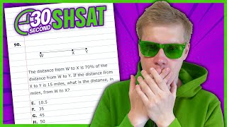 SHSAT 2024  Test B  Problem 90  IN 30 SECONDS OR LESS [upl. by Boor]