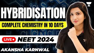 Hybridisation  NEET 2024  Unacademy NEET  Akansha Karnwal [upl. by Haelem]