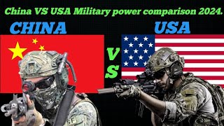 China vs USA Military power comparison 224 [upl. by Mylan]