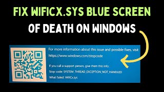 How to Fix wificxsys Blue Screen of Death on Windows 11 [upl. by Peppel]