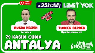 ANTALYA  Canlı Yayın  Bariyer Dibi  29 Kasım 2024 Cuma atyarisi [upl. by Torrell]