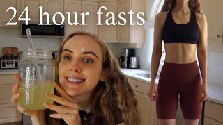 how I lost 20 pounds using 24 hour fasts [upl. by Rawdin]