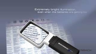 Eschenbach mobilux LED illuminated magnifiers [upl. by Ynahteb]