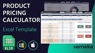 Product Pricing Calculator Excel Template  Calculate your Final Sales Price [upl. by Sarchet]