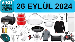 A101 26 EYLÜL 2024  A101 DE BU HAFTA  A101 ÇEYİZLİK CAM ÜRÜNLER A101 TELEVİZYON [upl. by Mikey]