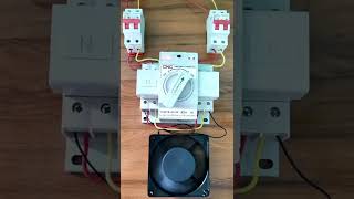 Automatic Changeover Switch Installation Double Power Automatic Changeover Wiring [upl. by Yecad390]