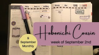 Hobonichi Cousin  September set up  goodbye summer [upl. by Quin]