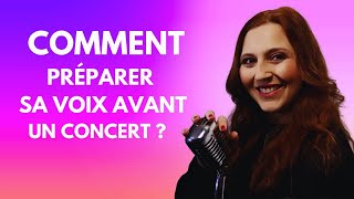 Comment préparer sa voix avant un concert [upl. by Vincent]