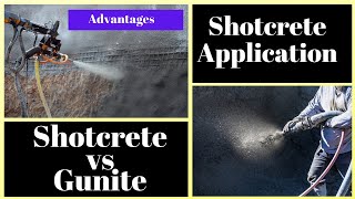 Guniting process  Shotcrete  Guniting  Shotcrete and guniting  shotcrete vs guniteDifference [upl. by Moran]