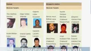 EEUU ofrece recompensa de US5 millones por narcoterroristas Artemio y José [upl. by Enilhtak710]