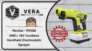 Review  Ryobi Electrostatic Sprayer  Covid 19 Disinfectants  Clorox Cleaning [upl. by Telocin]