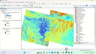 Normalized Difference Moisture Index NDMI in Arc GIS [upl. by Egidius]