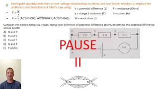 4F Electricity and Magnetism  Ohms Law and ohmic and nonohmic resistors [upl. by Inhoj]