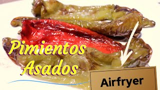 Pimientos fritos en freidora de aire o Air Fryer  Recetas de Cocina [upl. by Malinin23]