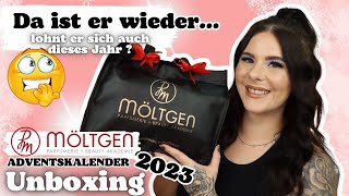 Da ist er wieder  😏 Parfümerie Möltgen ADVENTSKALENDER 2023 UNBOXING [upl. by Ecitnerp]