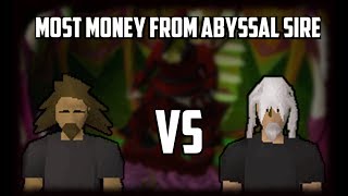 OSRS Challenges Most Money From Abyssal Sire  Runescape 2007 [upl. by Debee]