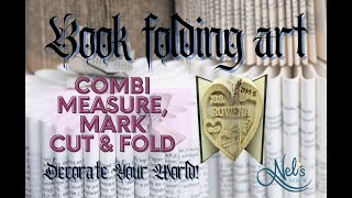 Combi Measure Mark Cut and Fold  Book Folding Instructions [upl. by Barcellona637]