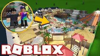 I BROKE INTO FROGGYHOPZs INSANE BLOXBURG WATER PARK Roblox [upl. by Aia766]