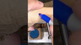 Woodturning a Ring Sizer and a Ring [upl. by Ulland270]