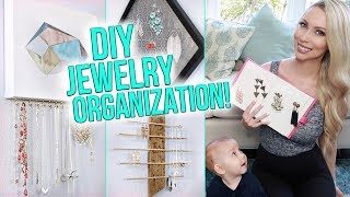 12 Jewelry Organization Ideas [upl. by Otreblon]