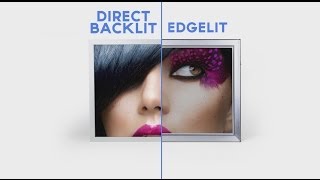 Direct Backlit vs Edgelit Lightboxes [upl. by Zinck]