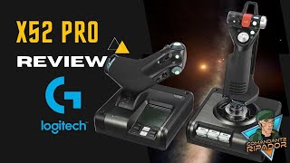 Review Logitech x52 PRO  Español [upl. by Ellenor118]