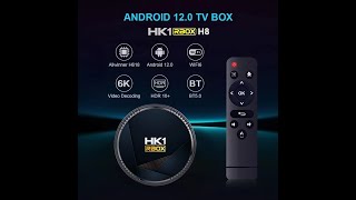 New tv box HK1 Rbox H8 первое включение test LAN WIFI [upl. by Atokad313]