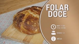 Folar Doce  Receita Bimby  Thermomix [upl. by Nilyak813]