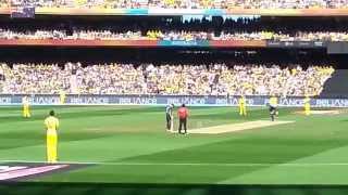 Cricket World Cup Final 2015 MCG First Ball [upl. by Jaffe]