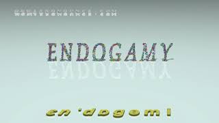 endogamy  pronunciation  Examples in sentences and phrases [upl. by Gerhardine523]