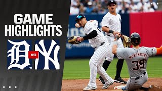 Tigers vs Yankees Game Highlights 5424  MLB Highlights [upl. by Ranee]