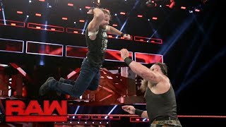 Dean Ambrose vs Braun Strowman Raw Sept 25 2017 [upl. by Kam]