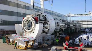 BBT SE The journey of the TBM Virginia  part 1 Dismantling [upl. by Nohsyt]