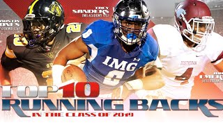 Top 10 Running Backs from the Class of 2019 [upl. by Kirbie860]