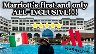 MARRIOTT CANCUN ALLINCLUSIVE REVIEW [upl. by Ocsic]