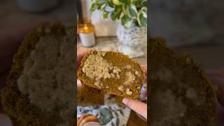 Pumpkin Streusel Coffee Cake with cinnamon butter ☕️🎃🤎🍁recipe fallbaking baking pumpkincake [upl. by Hanako]