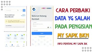 Cara Perbaiki Data Yang Salah Pada My Sapk [upl. by Yauq]