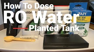 How to dose RO water for planted tank [upl. by Yewed]