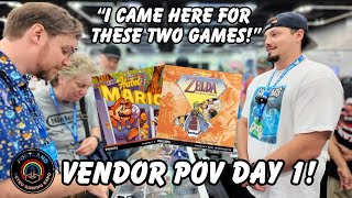 I Had EXACTLY What He Came For Portland Retro Gaming Expo Vendor POV Day 1 [upl. by Aronid]