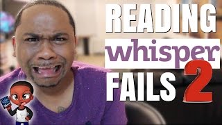 Reading Whisper Fails  TOP 15 Funny Confessions pt 2 [upl. by Slaby]