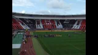 1FC Nürnberg  Borussia Dortmund 42  Choreographie Abschiedsspiel Marek Mintal [upl. by Bahner]