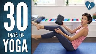 Day 6  SIX PACK ABS  30 Days of Yoga [upl. by Aerol343]