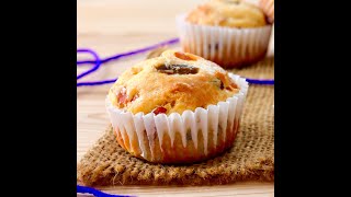 MUFFIN SALATI PROSCIUTTO FUNGHI Ricetta Facile  BuonIdea Shorts [upl. by Maynord282]