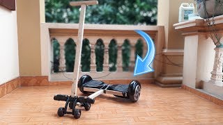 How to make Electric Scooter from Hoverboard [upl. by Whitford]