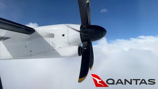 Full Flight–Qantas Armidale to Sydney QF2023 Dash 8 Q400 4K 60fps [upl. by Renny]