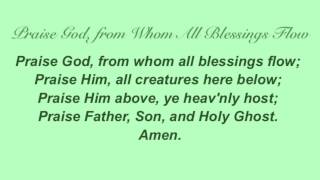 Praise God from Whom All Blessings Flow Baptist Hymnal 253 [upl. by Orlantha962]