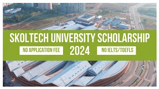 🇷🇺Skoltech Fully Funded ScholarshipNo Application Fee  No IELTS Monthly StipendTuition FreeMSc [upl. by Eelahs]