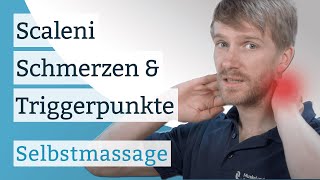 Scaleni Schmerzen amp Triggerpunkte  Selbstmassage [upl. by Notxarb]