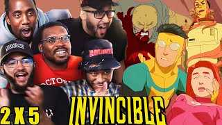 THINGS GOT CRAZY Invincible 2 x 5 ReactionReview [upl. by Zenas403]