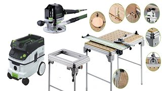 верстак Festool MFT3VL фрезер Festool OF1400EBQ пылесос Festool CTL26E [upl. by Erroll]